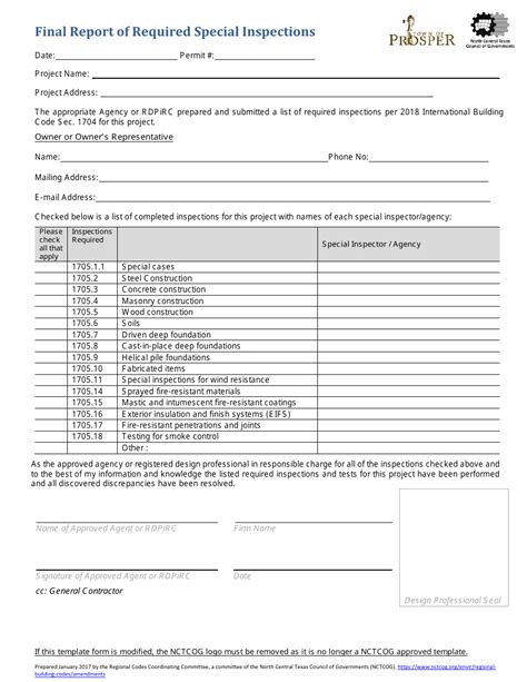 town of prosper building inspections.